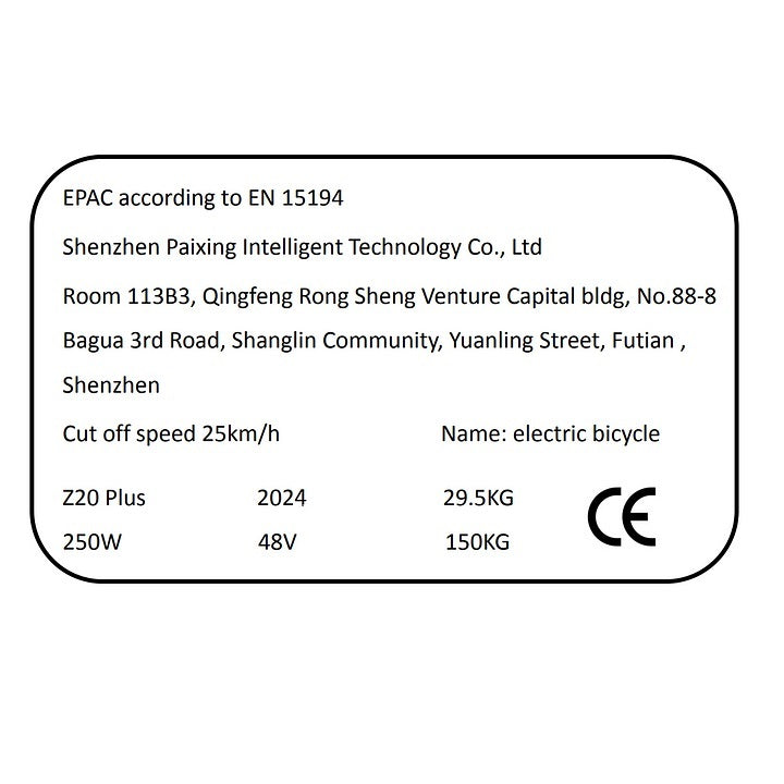 CE-sticker