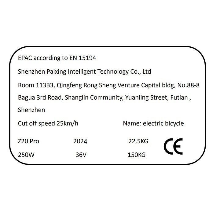 CE-sticker